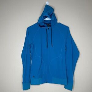 Outdoor Research Ferrosi Metro Hoody Women's Jacket Size Small Aqua Blue SPF50+